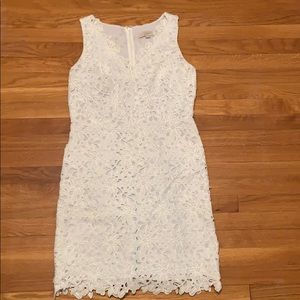 Loft White Lace Dress